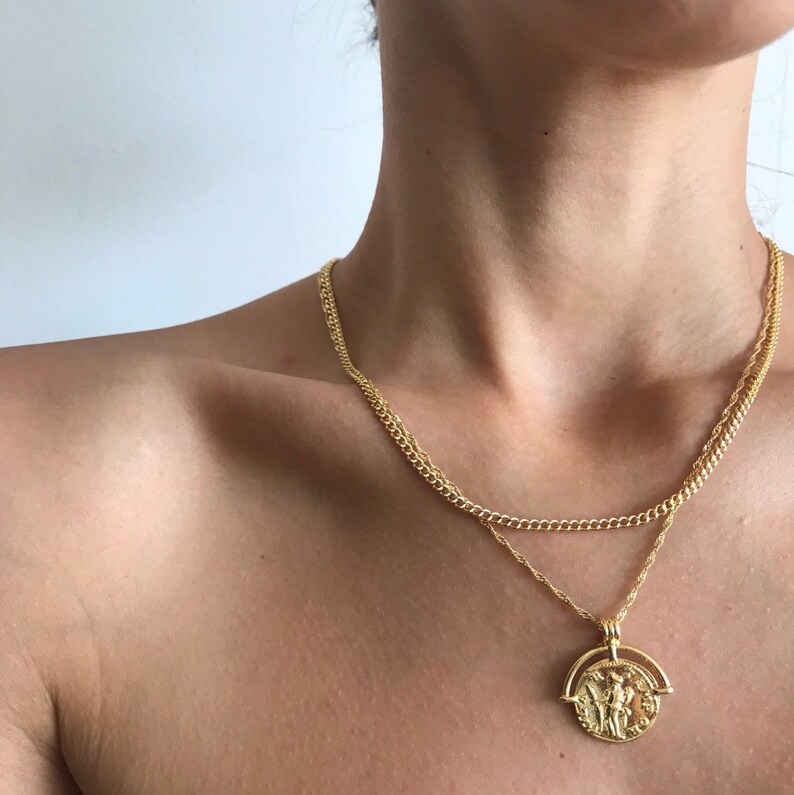 Delicate Gold Chain Necklace 14k Gold Gourmet Chain Delicate Etsy