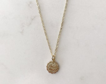 Dainty Zodiac Charm Necklace, Horoscope Pendant, Layering Jewelry