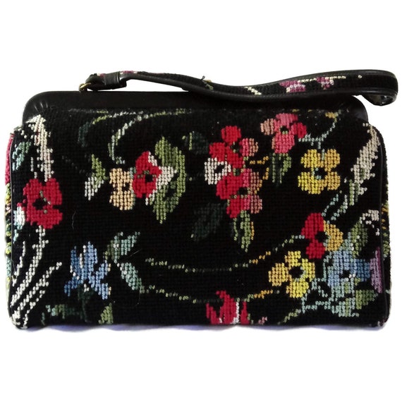 Vintage Tapestry Bag, Kadin Purse, Vintage Tapestr