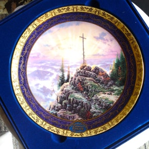 VINTAGE Collectible Plate  Thomas Kinkade &quot;Sunrise&quot;, Home Decor