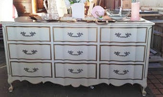 Chest Of Drawers French Country Vintage Wood Furniture Etsy