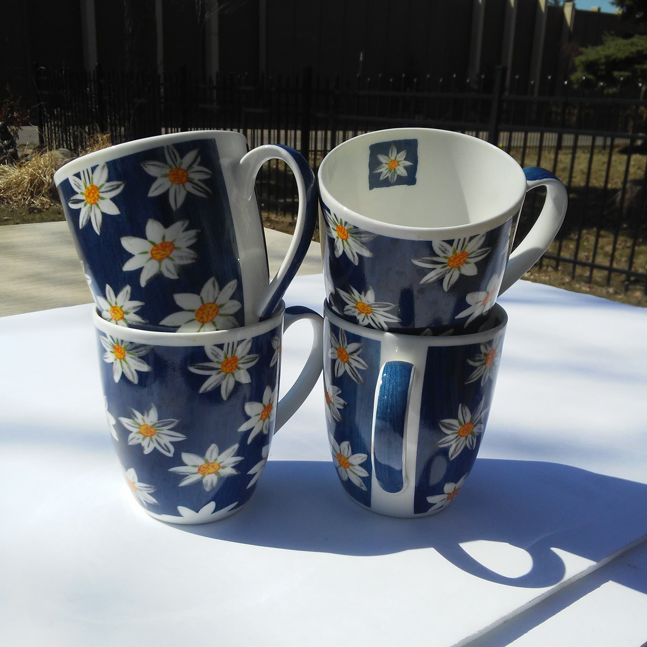 ON SALE Vintage Bone China Coffee Mugs Elizabethan Fine Bone Etsy