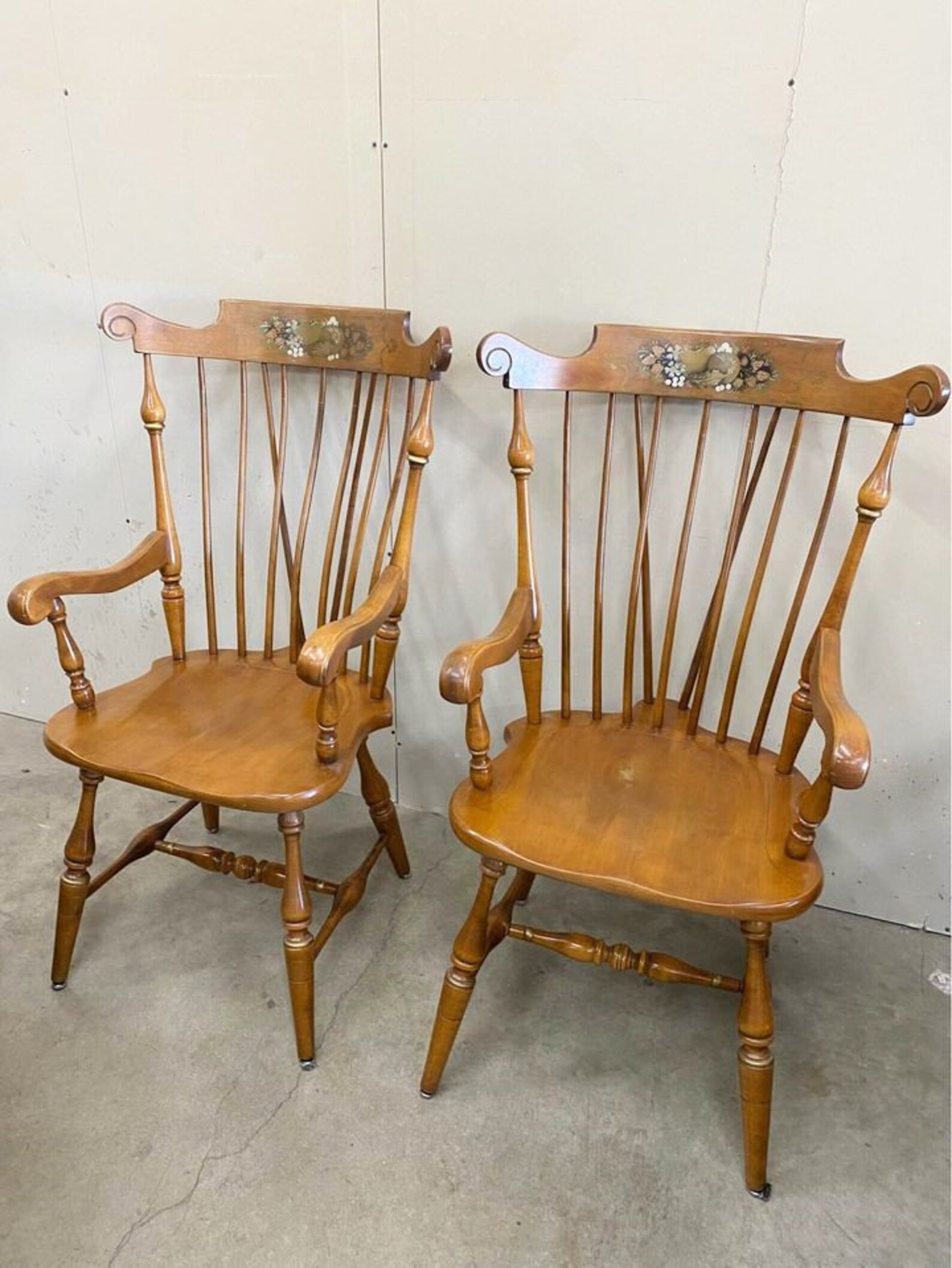 MID CENTURY MODERN Dining Chairs Ethan Allen Heirloom Chair Etsy