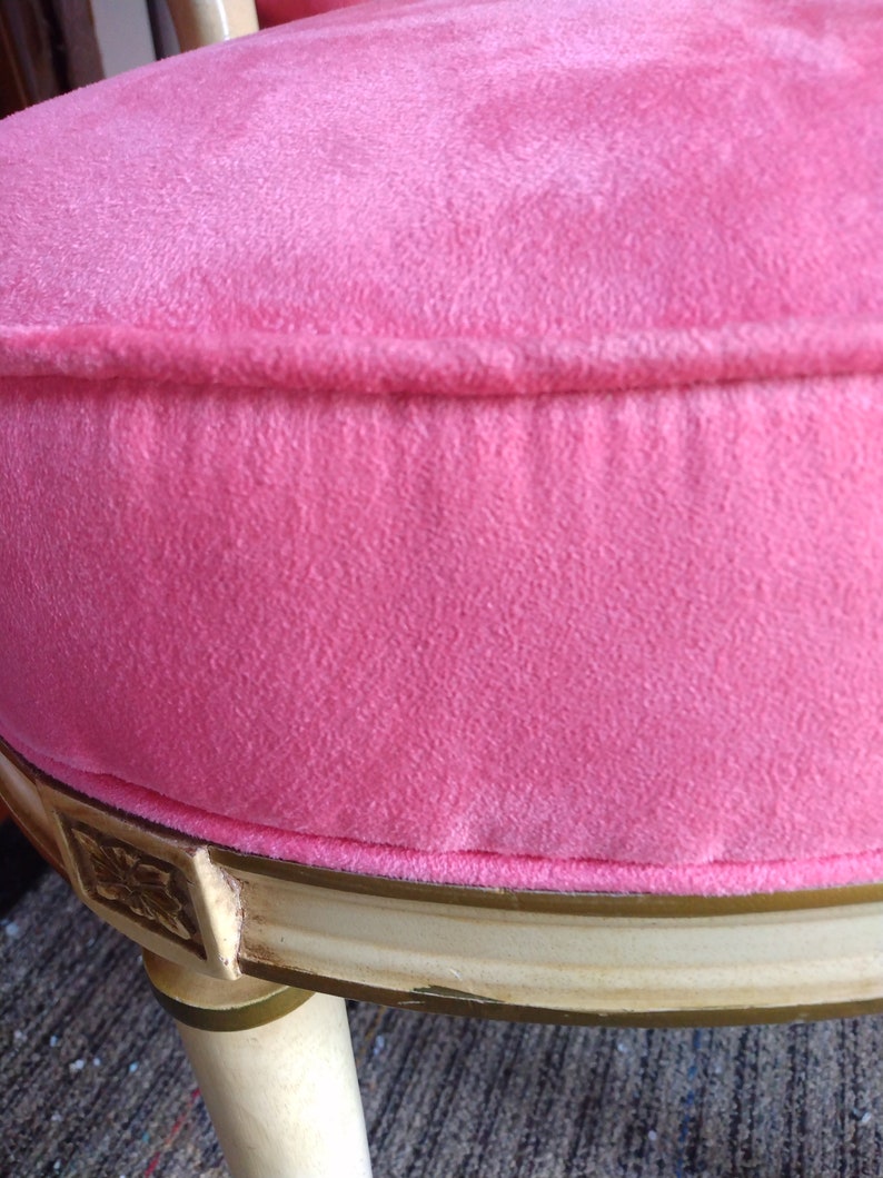 VINTAGE French Chair Pink French Arm Chair French Country Etsy