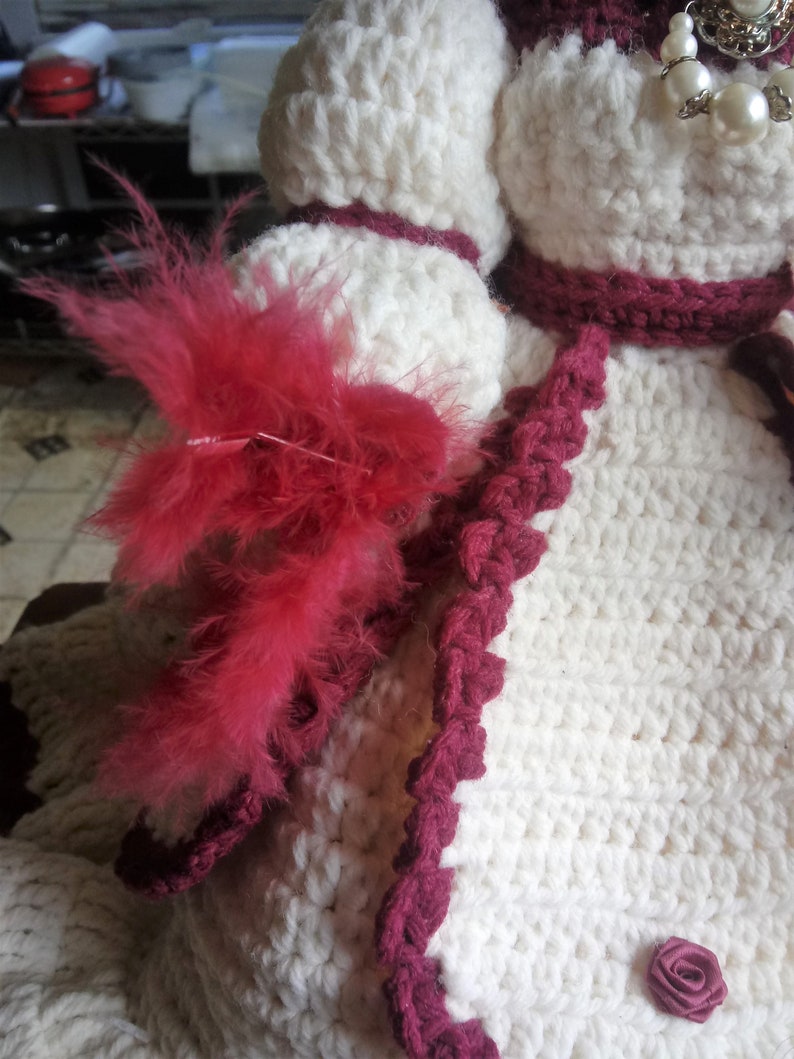 VINTAGE Crochet Bed Doll Pink Bedroom Decor Etsy