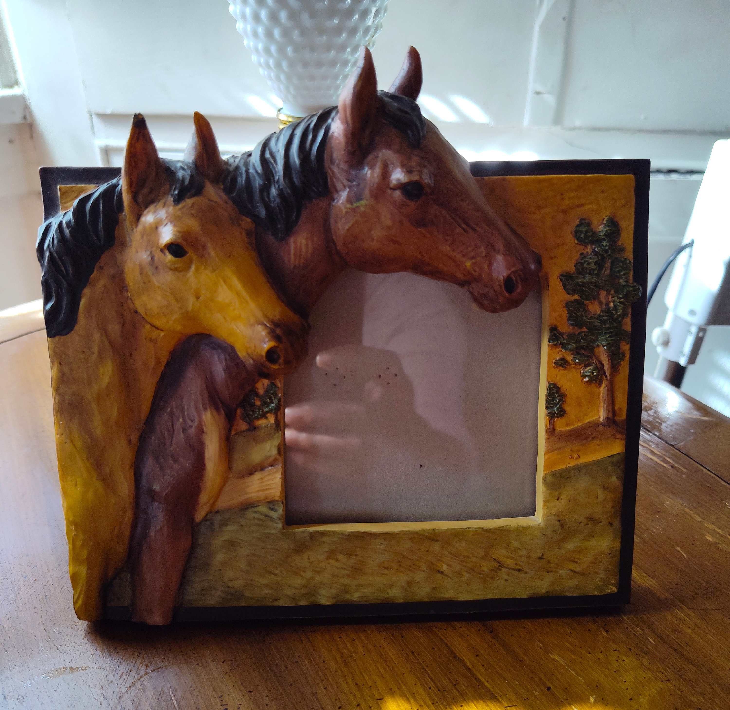 Itsoly Rustic Wooden Photo Frame - "Just A Girl Who Loves Horses" Farmhouse Decor, Holds 4x6" Photo - View #7