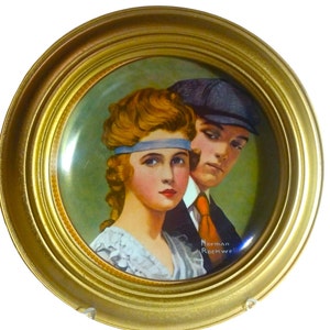 VINTAGE Collectible Plate  Norman Rockwell &quot;Meeting on the Path&quot;, Home Decor