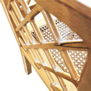 Faux Bamboo Armchair