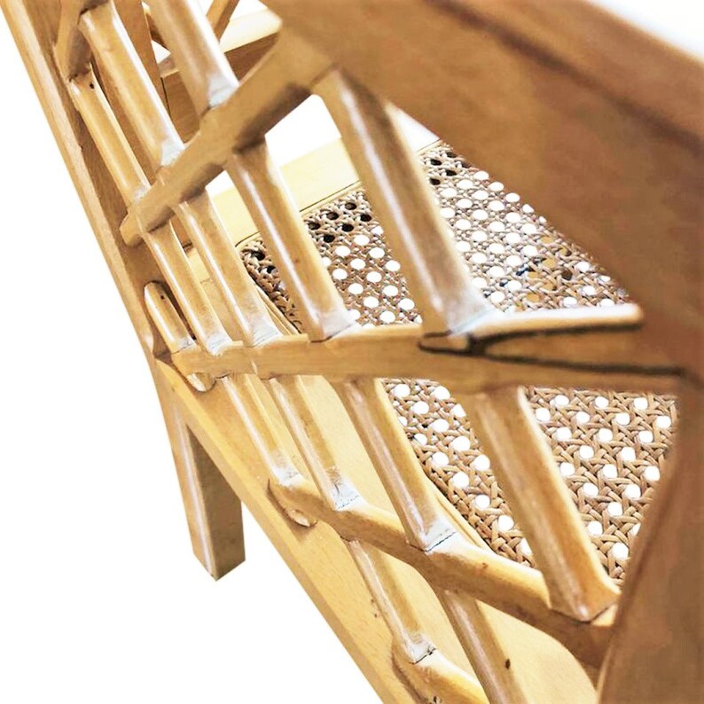 Faux Bamboo Armchair
