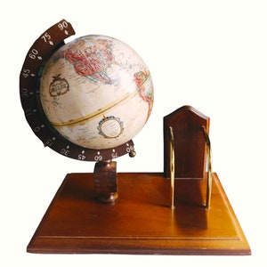 VINTAGE Mini Desktop Globe  Home Decor