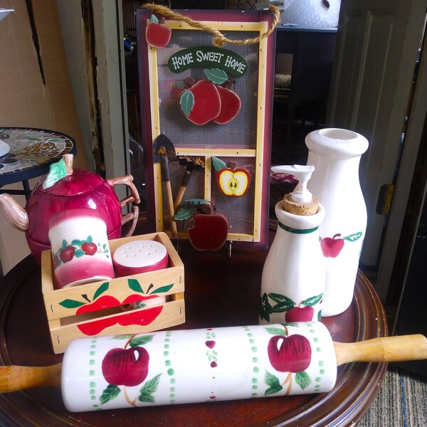 Apple Kitchen Decor - Etsy