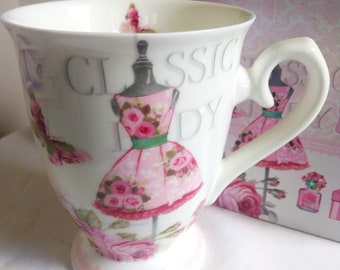 VINTAGE Teacup Gift Set, Pink Teacups, Housewarming Gift