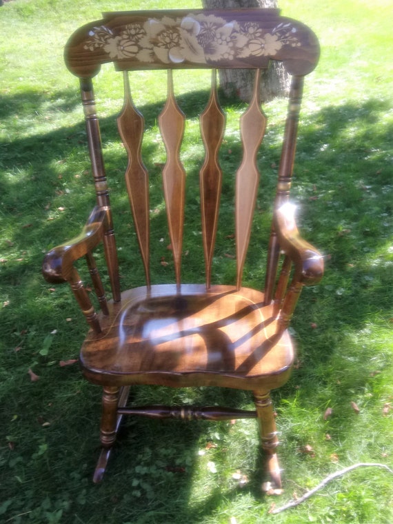 rustic rocking chair nursery