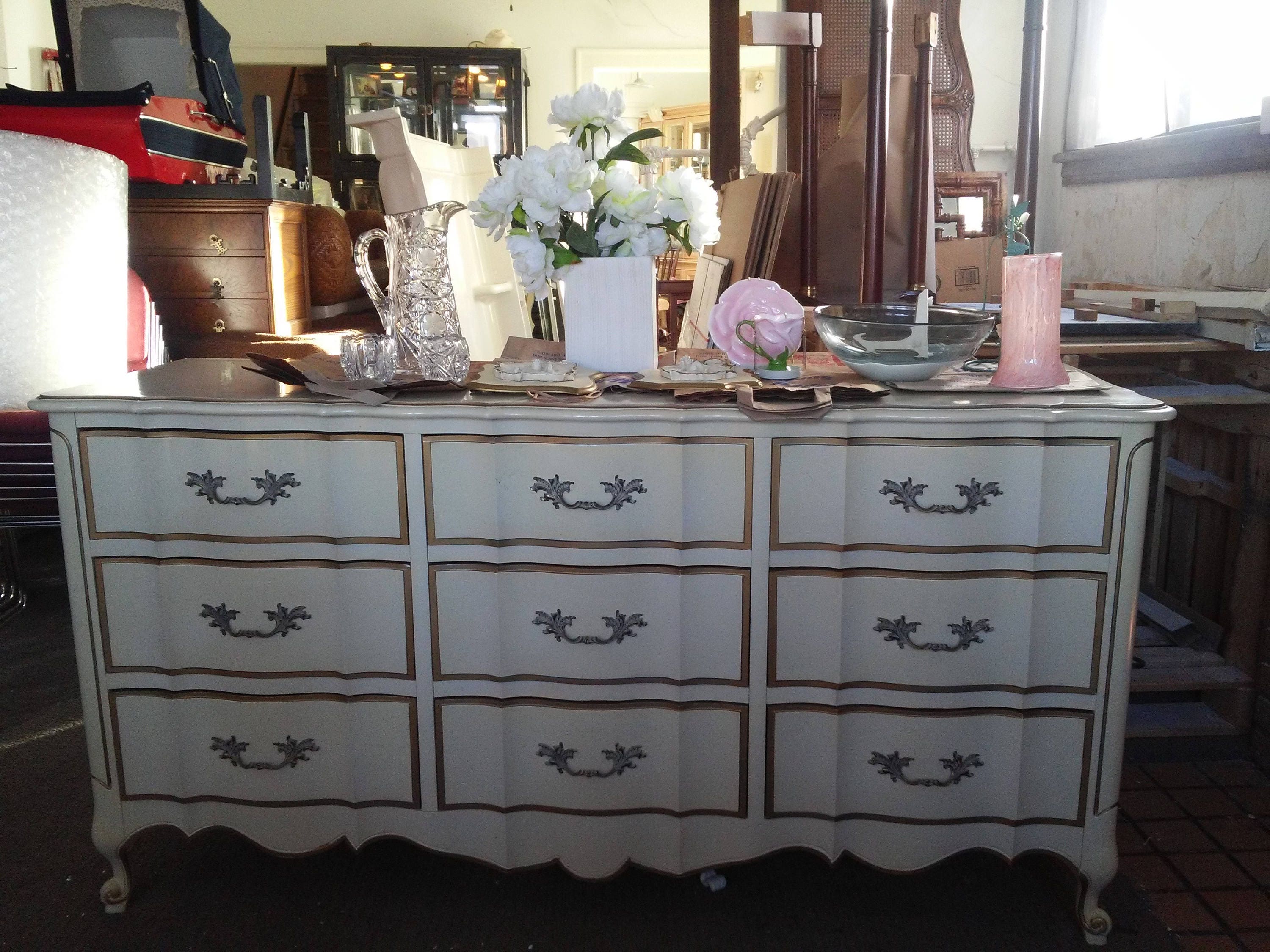 Vintage French Provincial Dresser French Country Style 9 Etsy