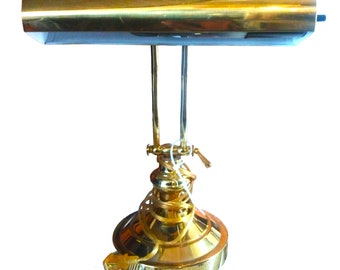 BRASS Desk Lamp  Vintage, Brass Piano Lamp, Retro, Home Decor