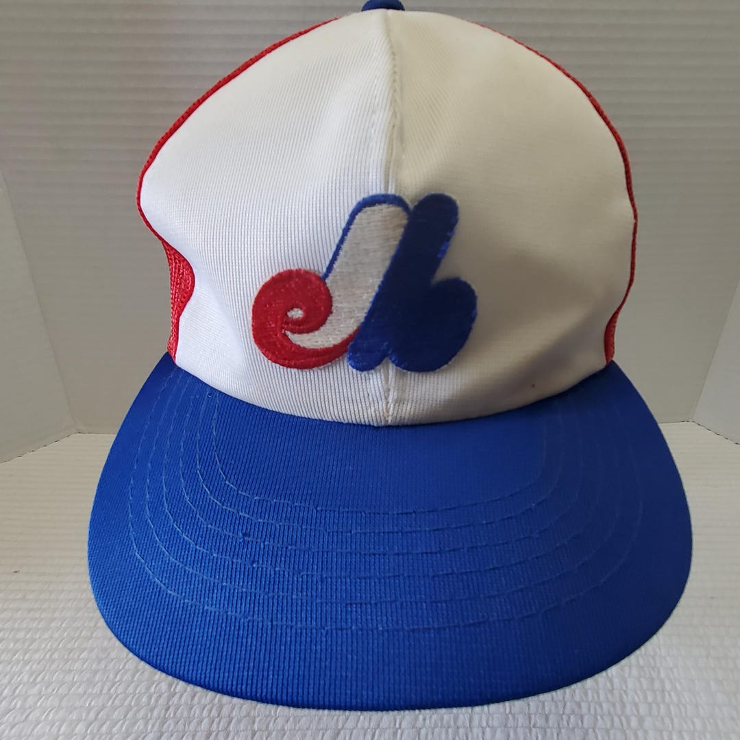 Montreal Expos MLB Vintage Baseball 1980s Snapback Hat Cap Adjustable ...