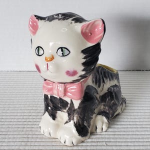 シャフォード キャット 子猫 プランターポット セラミック スモール ヴィンテージ MCM ボヘミアン 5x5 キッチュ 50年代