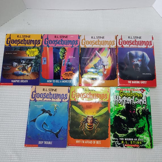 14 Goosebumps Books Lot 1992-2010 R.L. Stine Paperback Spooky Scary  Children - Etsy