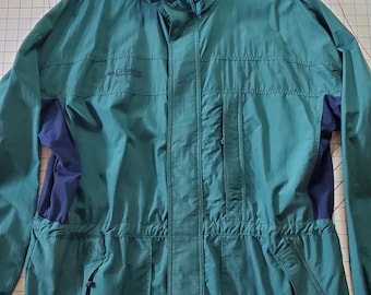 Vintage Columbia Sportswear Nylon Windbreaker Ski Jacket Color