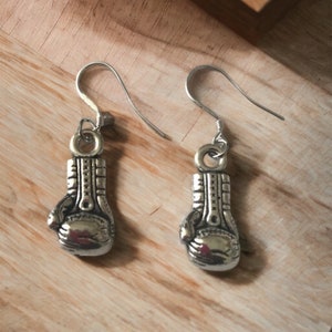 1 pair Boxing Gloves earrings