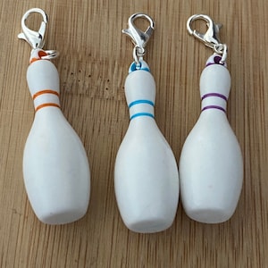3 Bowlin Pin Charms