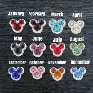 Birthstone Floating Charms For Memory Lockets