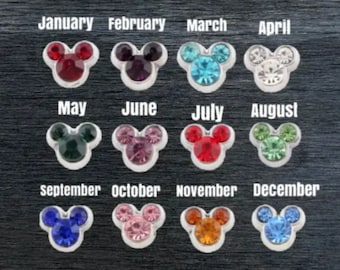 Birthstone Floating Charms For Memory Lockets