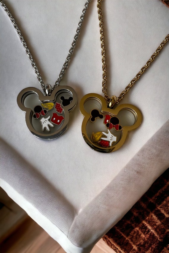 Mickey hot sale floating locket