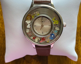locket wrist watch