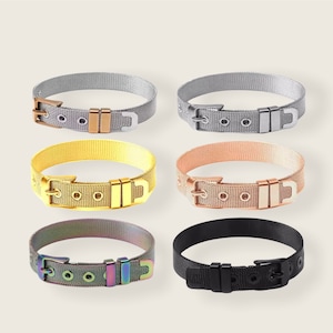 Stainless Steel Bracelet Fits 10mm Slider Charms