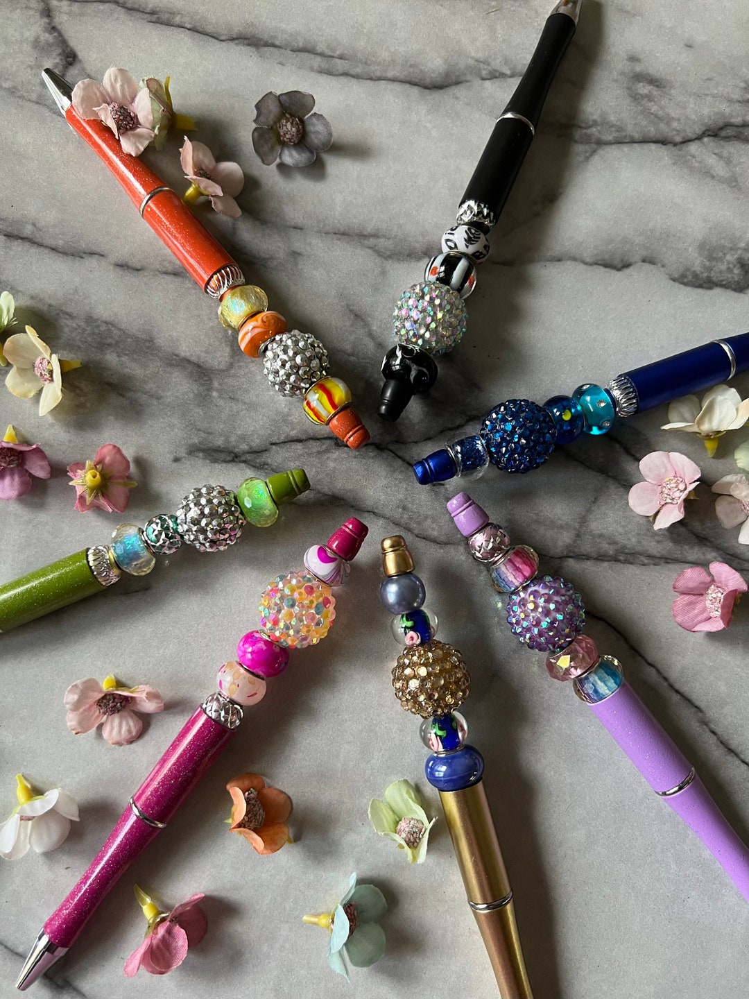 Unique Beading Pens Beaded Pens Etsy