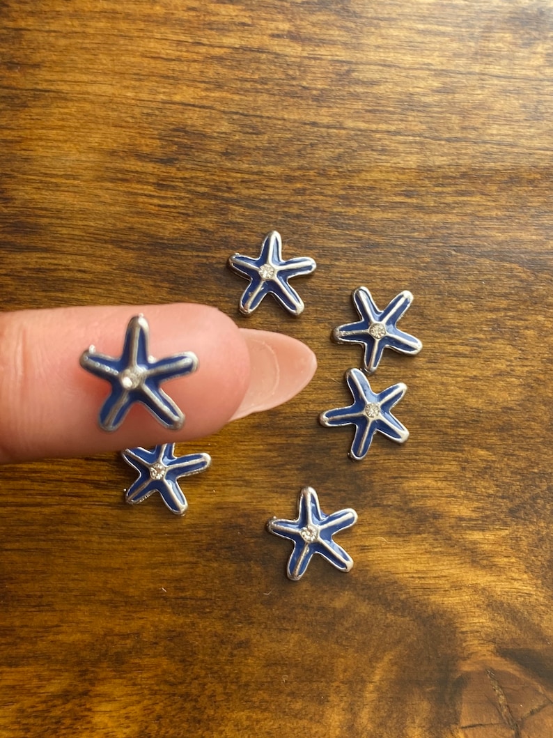 1 Starfish Charms For Memory Lockets