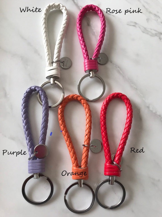 Key Chains Leather Rope Keychain DIY Add Your Favorite Charms