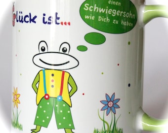 Son-in-law gift, ceramic mug, coffee mug with saying, gift for men, cups with saying