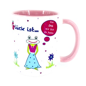 Tasse für Oma, Glück ist eine Oma wie Dich zu haben Bild 2