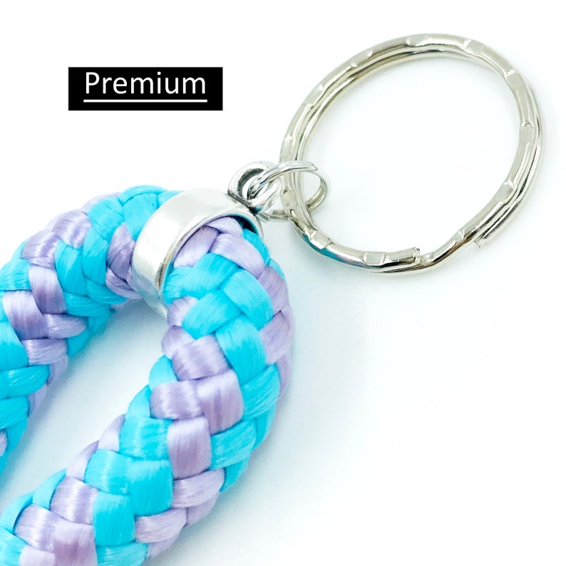 Keychain godmother godfather, gift best aunt best uncle, 24 colors sailing rope Premiun