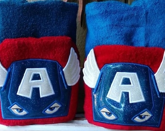 Superhero Hooded Bath Towel, Kids Gift