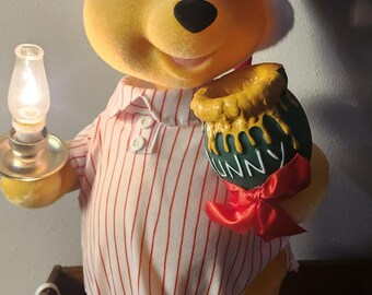 Déménagement électrique vintage de Noël de TELCO, Disney, Winnie l'ourson, 1996