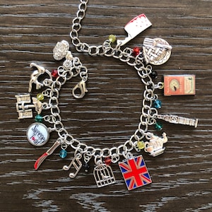 SWEENEY TODD Inspired Charm Bracelet The Demon Barber of Fleet Street  Stephen Sondheim