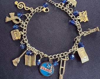 Newsies Inspired Charm Bracelet Musical Theater, Broadway Theatre New York
