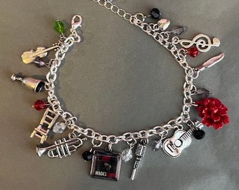 Hadestown Inspired Charm Bracelet Musical Theater, Broadway