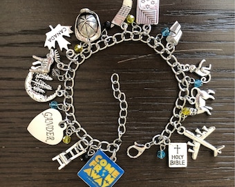 Come From Away Charm Bracelet: Broadway Musical Inspired Jewelry