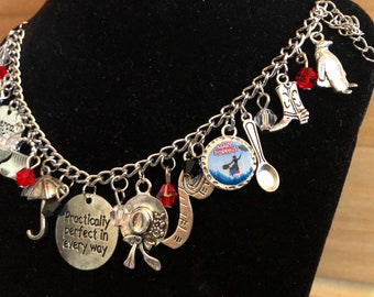 MARY POPPINS Inspired Charm Bracelet