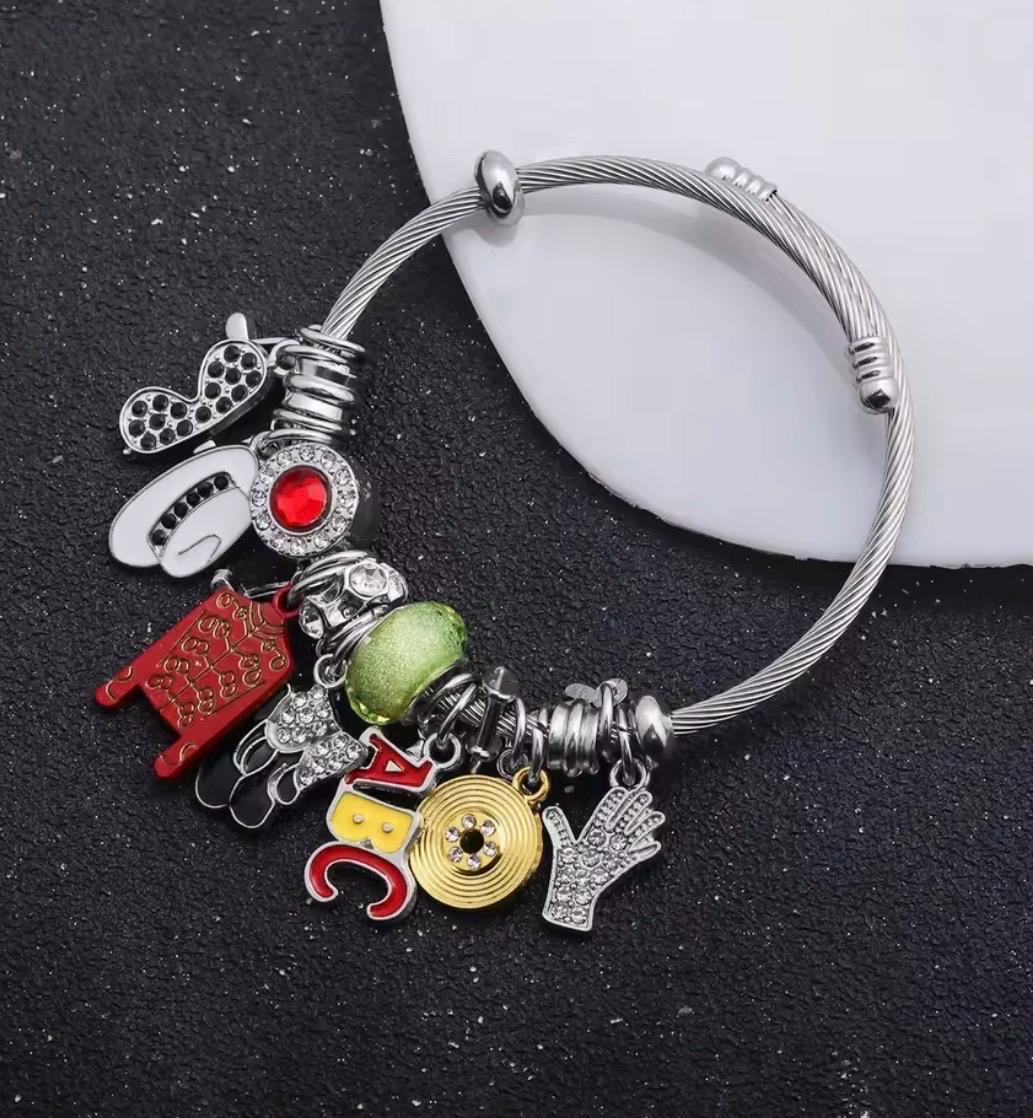 Michael Jackson Charm Bracelet - Etsy