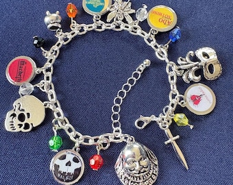Shakespeare Inspired Charm Bracelet