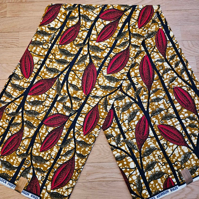 African Kente print skirt. African maxi high waist skirt. Front slit full length kente skirt for women. Colour 5