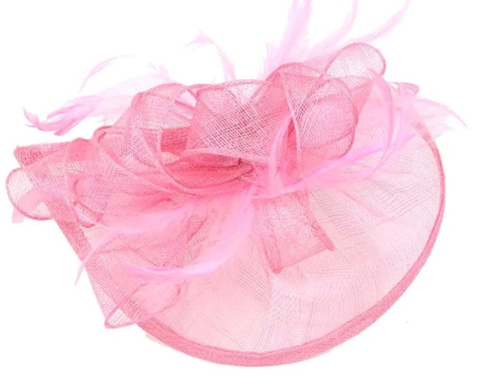 Pink Fascinator, Church and Fancy Hat
