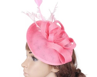 Yellow Fascinator Hat Wedding