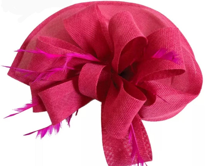 Hot Pink Fascinator Hat