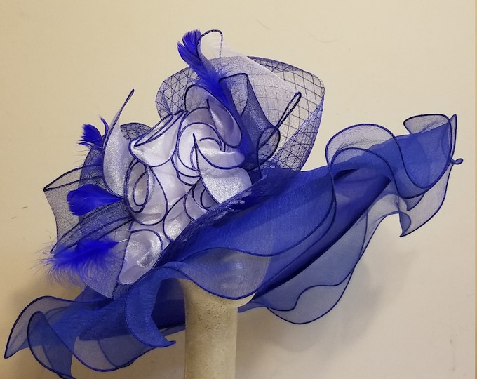 Royal Blue Fascinator Hat
